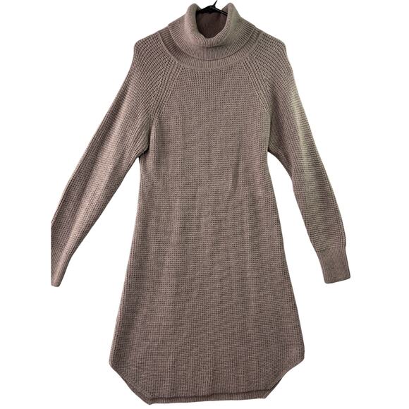 Wilfred Free Bianca Sweater Dress – Oatmeal – 100% Merino Wool – Size M - Picture 1 of 7